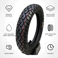 Neumático de Motocicleta Super Resistente 110/90-16 L74 Personalizado de Fábrica, Neumático MX de 8 Capas para Terrenos Duros, Apto para Safari y Raid en el Outback Australiano