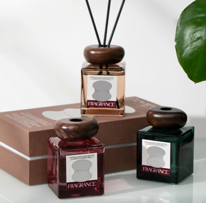 Coffret diffuseur de roseaux personnalisable HomeFlower – Cadeau d'aromathérapie pour hôtel, décoration intérieure sans flamme, huile essentielle aromatique - Product Image 1