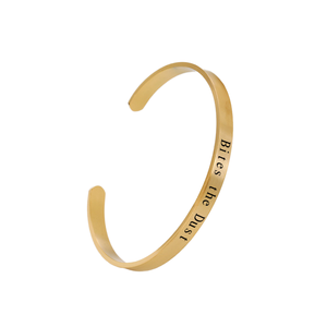 EManco 316L Stainless Steel Rose Gold Plated Engraved Letter Chain & Link <b>Bracelets</b> for Women Waterproof Trendy Jewelry - Product Image 1