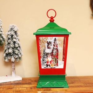 <span class=keywords><strong>Farola</strong></span> Navideña con Música, Globos <span class=keywords><strong>de</strong></span> Nieve, Faroles Iluminados para Decoración Navideña - Product Image 1