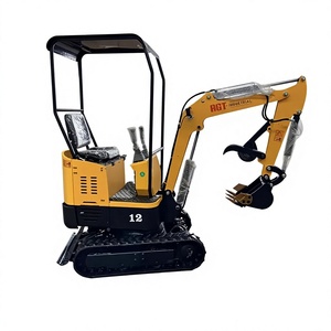 รถขุดขนาดเล็กแบบตีนตะขาบไฮดรอลิก NEW HT12 L12 QH12 1.2 ตัน พร้อมมอเตอร์ PLC นำเข้า ประสิทธิภาพสูง สำหรับงานก่อสร้าง สวน และโรงงาน โดยตรงจากโรงงาน - Product Image 1