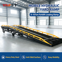 Rampe de chargement mobile réglable hydraulique pour entrepôt, rampe de chargement/déchargement de conteneurs