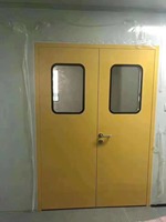Porte en acier sur mesure pour hôpital |   Porte médicale antibactérienne pour salle blanche, pour bloc opératoire, salle de soins ou clinique, ignifugée et durable, pour extérieur