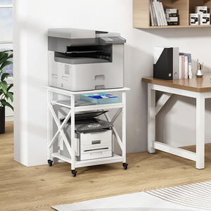 <span class=keywords><strong>ชั้น</strong></span>วางเครื่องพิมพ์ JH-Mech สำหรับจัดระเบียบ<span class=keywords><strong>โฮม</strong></span>ออฟฟิศอเนกประสงค์ ปรับความสูงได้ 3 <span class=keywords><strong>ชั้น</strong></span> สีขาว พร้อมล้อเลื่อน วัสดุโลหะ - Product Image 1