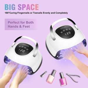 Lampe à ongles professionnelle Sun X9 MAX 57 UV LED avec 4 minuteurs, capteur automatique, 12W, équipement en plastique pour vernis gel - Product Image 2
