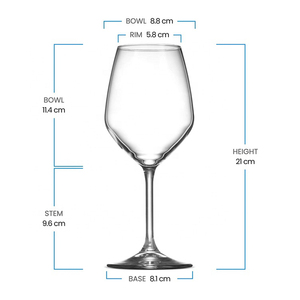 Verres à vin réutilisables en <span class=keywords><strong>verre</strong></span> à cocktail de grande capacité pour smoothie, jus, thé à bulles - Product Image 6
