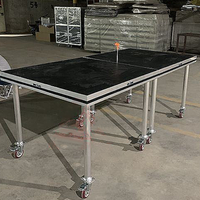 Scène modulaire économique en aluminium 8x8 pour batterie, idéale pour les spectacles musicaux