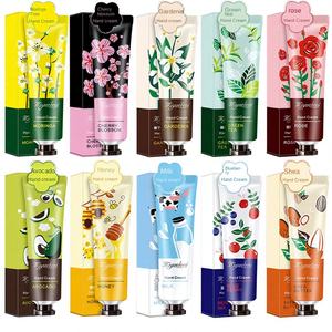 Crema de Manos en Caja Estilo Coreano <span class=keywords><strong>Mi</strong></span> Yue Le Ni 30g, Hidratante, No Grasosa, Refrescante, Set de Regalo con Aroma Floral y Frutal - Product Image 1