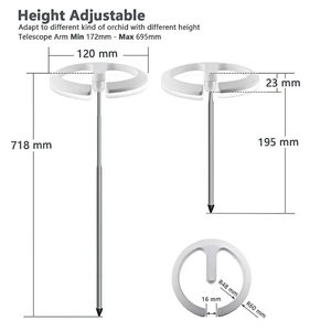 10w ספקטרום שולחן מלא זווית טבעת הוביל אורות מקורה לגדול אורות מתכוונונים אור הוביל אור מתכוונן לגידול - Product Image 3