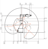 Brazo Robótico Industrial de 6 Ejes, Carga Útil de 10 kg, Alcance de 1152 mm, Alta Precisión, Motor PLC, Caja de Cambios Servoeléctrica, IP67, CNC