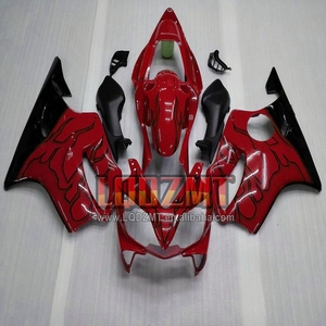 Corps d'injection pour HONDA <span class=keywords><strong>CBR</strong></span> 600F4i 600CC <span class=keywords><strong>600</strong></span> rouge noir <span class=keywords><strong>F4i</strong></span> CBR600F4i 01 02 03 87No.7 CBR600 <span class=keywords><strong>F4i</strong></span> <span class=keywords><strong>2001</strong></span> 2002 2003 Carénage OEM - Product Image 1