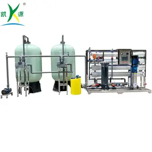 Máquina de tratamento purificado comercial automático 0.5 toneladas por hora, sistema de filtro de osmose reverso, planta de água
