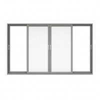 Ventanas Corredizas de Vidrio Doble y Triple con Aislamiento Térmico de Aluminio de Alta Eficiencia Energética Deioux Hurricane para Casas Pasivas