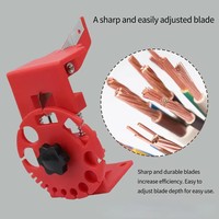 Dénudeur de fil de cuivre portable Outil de dénudage rapide de fil de cuivre Machine à dénuder manuelle portable Outil de dénudage de câble