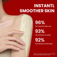 Gommage corporel biologique édition limitée Noël Nettoyage en profondeur des soins de la peau Huile de graines de jojoba Camellia Sinensis Exfoliation douce