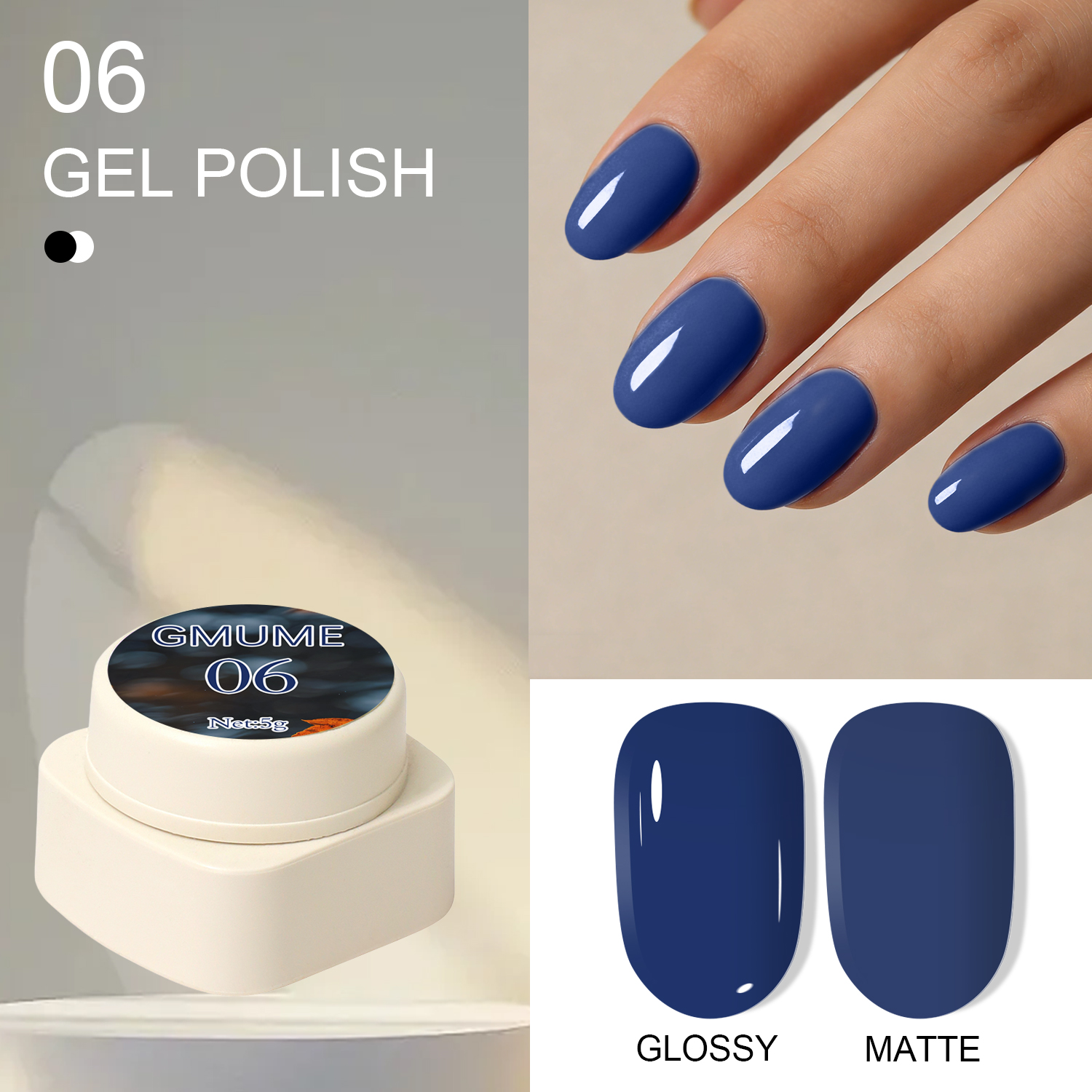 Deep Navy Blue