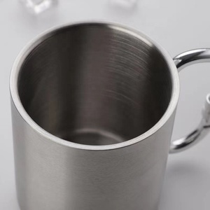 Thép không gỉ cà phê tách trà với leo núi khóa cho leo núi ngoài trời Đi Bộ Đường Dài dã ngoại cắm trại 300ml - Product Image 4