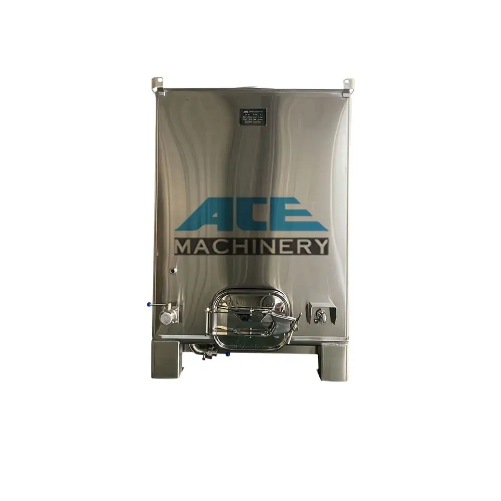 1000L เหลวสำหรับถังเก็บน้ำ Ace IBC Tote ฝาเกลียวสำหรับขนส่งและจัดเก็บ