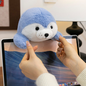 Mignon océan série Super doux jouets en peluche baleine requin pingouin phoque ours poupées PP coton cadeau d'anniversaire - Product Image 1