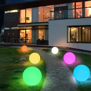 Coolqing - Bola <span class=keywords><strong>de</strong></span> Playa LED Solar Recargable a Prueba <span class=keywords><strong>de</strong></span> Agua IP65, Luz Navideña con 16 Colores y Control Remoto - Product Image 5