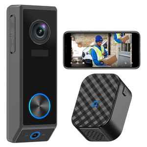 Chine Usine Étanche Bidirectionnel Audio Vidéo Porte Téléphone 2K Double Caméras Batterie Rechargeable Smart <span class=keywords><strong>Ring</strong></span> Sécurité Sans Fil Sonnette - Product Image 1