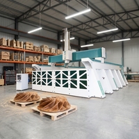 Routeur CNC 5 axes haute précision pour la sculpture et le moulage 3D à grande échelle, pour la création de statues, de maquettes architecturales et d'accessoires.