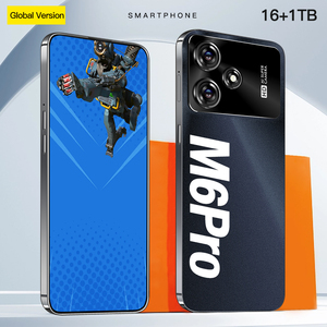 Téléphone mobile M6 Pro 5G Jio 1500 <span class=keywords><strong>4</strong></span> <span class=keywords><strong>Sim</strong></span> 16gb+1tGB Écran de téléphone portable Smartphone - Product Image 5