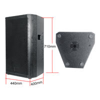 Haut-parleur PA actif 1000W, câblé XLR, 8 ohms, enceinte en contreplaqué, mono audio pour scène, karaoké, bar, théâtre