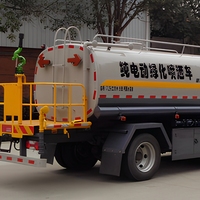 Camion pulvérisateur à canon à brouillard diesel HLW New Energy 6x6, portée de pulvérisation de 8 à 12 m, émission Euro 3, télécommande pour la suppression de la poussière