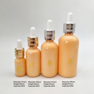 Empty <b>Container</b> 30 ml 50 ml 100 ml 200 ml Opal Ceramic White Glass Eye Cream Bottles with Dropper - Product Image 3
