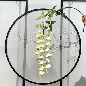 Monet Garden Wedding Stage Flower Flower artificiale per sala soffitto rosa fiore decorazione di nozze banchetto - Product Image 3