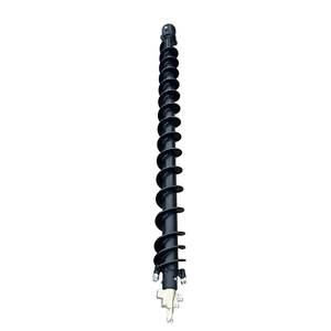 Accesorios para excavadoras, minicargadoras y retroexcavadoras: Barrena hidráulica para tierra, accesorio de barrena para miniexcavadora, barrena de perforación - Product Image 1