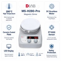 Équipement de laboratoire médical, volume 20L, chauffage 340°C, moteur sans balais 10W, 1500 tr/min, plaque en acier inoxydable avec revêtement céramique, mélangeur magnétique