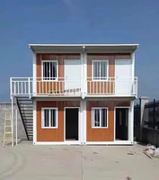 Maison conteneur modulaire préfabriquée en acier moderne Villa prête à vivre extensible et petite maison boutique
