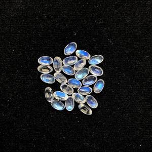 3x5mm Natural Rainbow <b>Moonstone</b> AAA Quality Oval Faceted Blue Gemstone IGI Certified Heat Treated Wholesale Price Loose Gemstone - Product Image 2