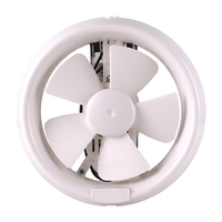 Ventilateur d'extraction domestique 6 pouces à large plage de tension CC 85V-265V, moteur en aluminium, faible bruit, corps en PP, couvercle fileté