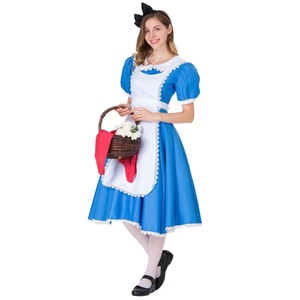 Disfraz de Sirvienta Alice para Mujer, Vestido para Halloween, Cosplay, Actuación Escénica, Traje Azul y Blanco - Product Image 2