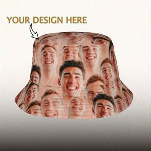 Customizable 1pc Alien Fisherman Bucket Hat Breathable Sun Protection with Logo Photo Printing Pattern Types Cartoon and <b>Leaf</b> - Product Image 5