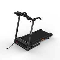 Tapis roulant pliable, tapis roulant 3,0 HP pour la maison avec 12 modes HIIT, mini tapis roulant compact pour la maison et le bureau