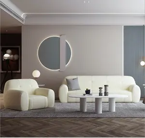 Beste Kwaliteit Lam Kasjmier Sofa Set Voor Familie Woonkamer Lounge Sofa