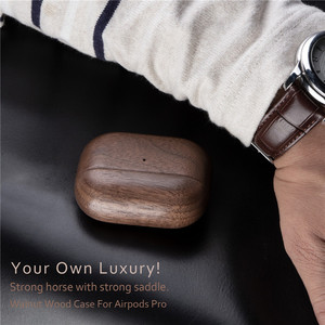 <span class=keywords><strong>De</strong></span> Lujo Plaid patrón auricular inalámbrico <span class=keywords><strong>de</strong></span> <span class=keywords><strong>carga</strong></span> <span class=keywords><strong>de</strong></span> protección <span class=keywords><strong>de</strong></span> madera para los <span class=keywords><strong>Airpods</strong></span> caso - Product Image 2