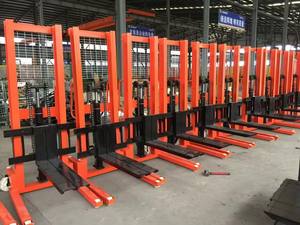 <span class=keywords><strong>500kg</strong></span>油圧手動パレットスタッカーリフトトラック倉庫取り扱い装置手動スタッカー - Product Image 5