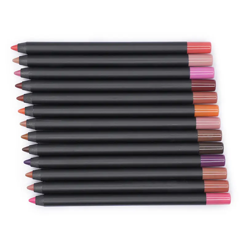 Lápis de lápis feminino, venda quente de etiqueta privada personalizada para mulheres conjunto de lápis à prova d'água