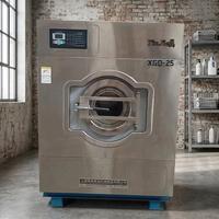 Lave-linge industriel commercial électrique automatique neuf de 20 kg et 25 kg avec contrôle PLC et nettoyage à l'eau chaude
