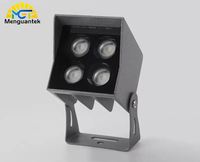 Focos de inundación LED de aluminio fundido a presión IP65 impermeables para exteriores, focos blancos cuadrados para iluminación de inundación de paisaje de jardín