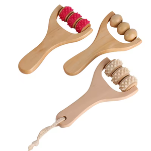 Hot Style Factory Price Griff Holz massage rolle Großhandel Holz massage therapie Werkzeuge für täglich - Product Image 1