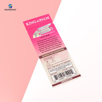 Sachet refermable personnalisé imprimé, scellé sur trois côtés, anti-odeur, avec fermeture éclair, pour cigares et tabac, en Mylar, pour produits roulés