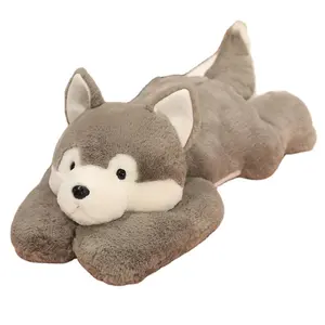 Yeni varış ağırlıklı peluş tavşan saç squishy husky doldurulmuş hayvan kabarık yumuşak yastık hafif oyuncaklar