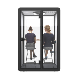 Phòng Làm Việc Văn Phòng <span class=keywords><strong>2</strong></span> Người Họp Pod Với Thông Gió Gian Hàng Điện Thoại Mini Cabin Điện Thoại Cách Ly Âm Thanh Gian Hàng Cho Sự Riêng Tư - Product Image 2