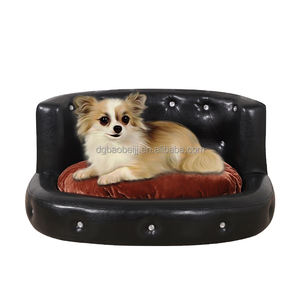Lit pour animaux de compagnie rond imperméable, facile à nettoyer, maison pour chat, lit pour chien résistant au vent toute saison - Product Image 4